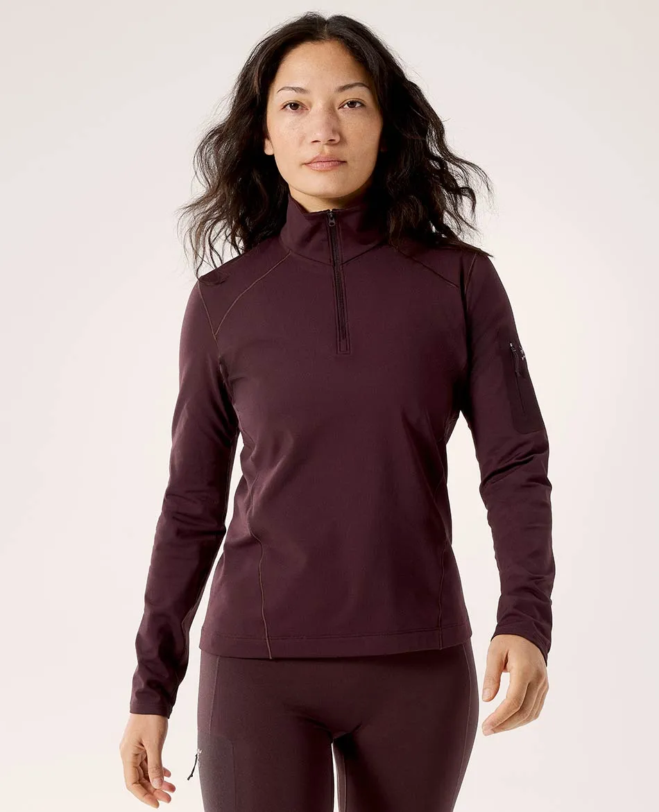 FORRO POLAR ELASTICO ARCTERYX  RHO AR ZIP NECK