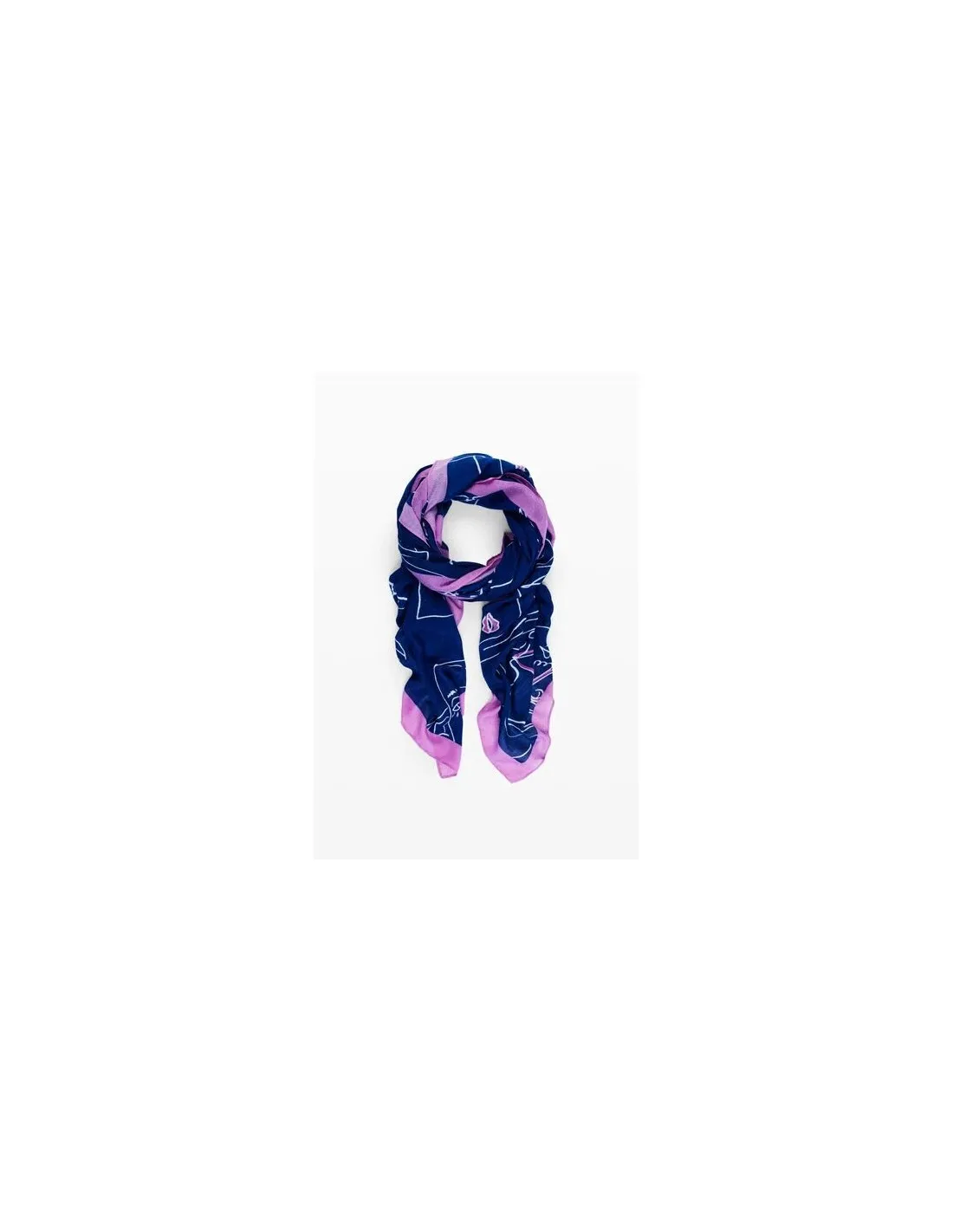 Foulard Face It rectangular de Desigual
