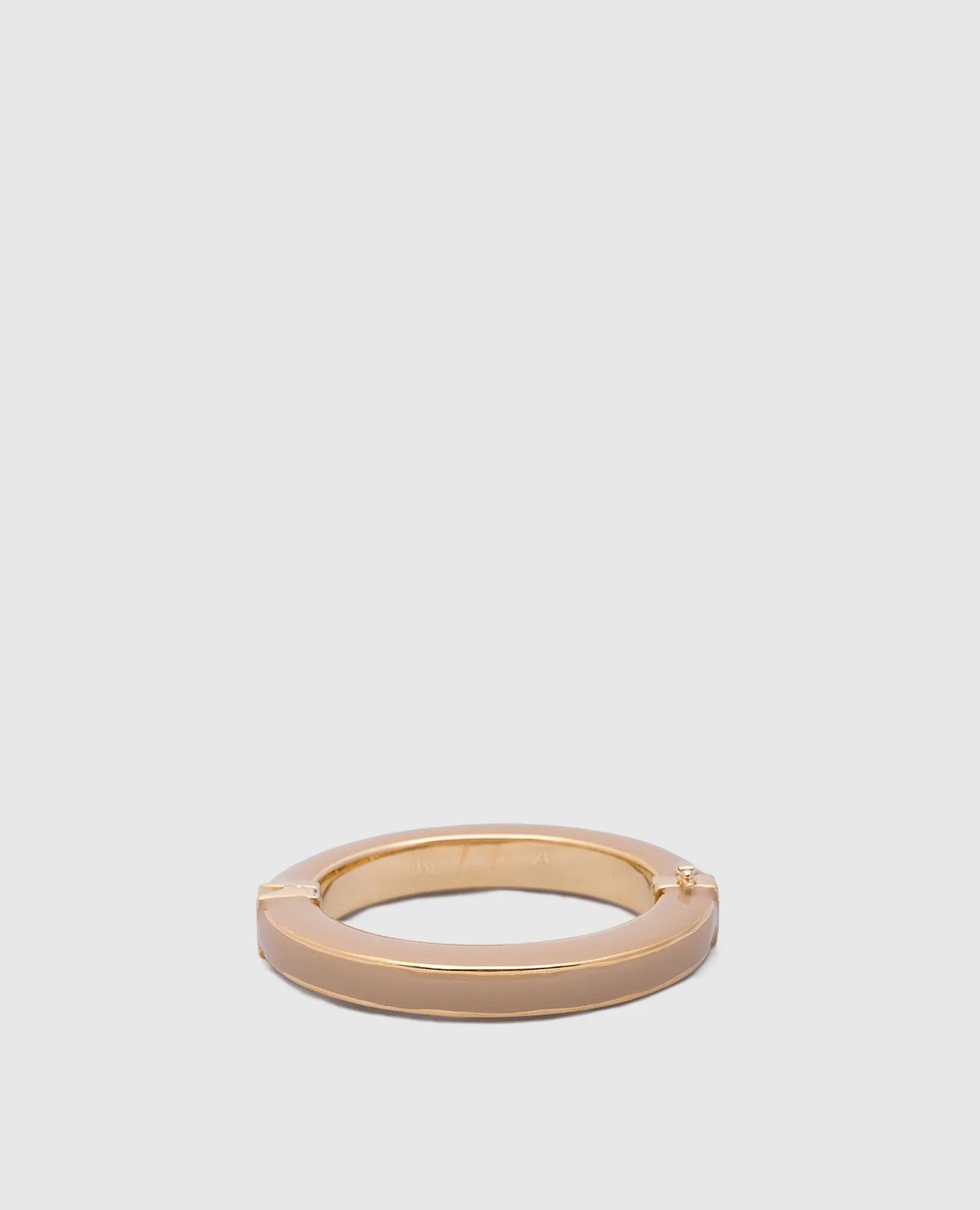 FRANCESCA BIANCHI DESIGN BEIGE BRACELET COVERED WITH 24CARAT GOLD