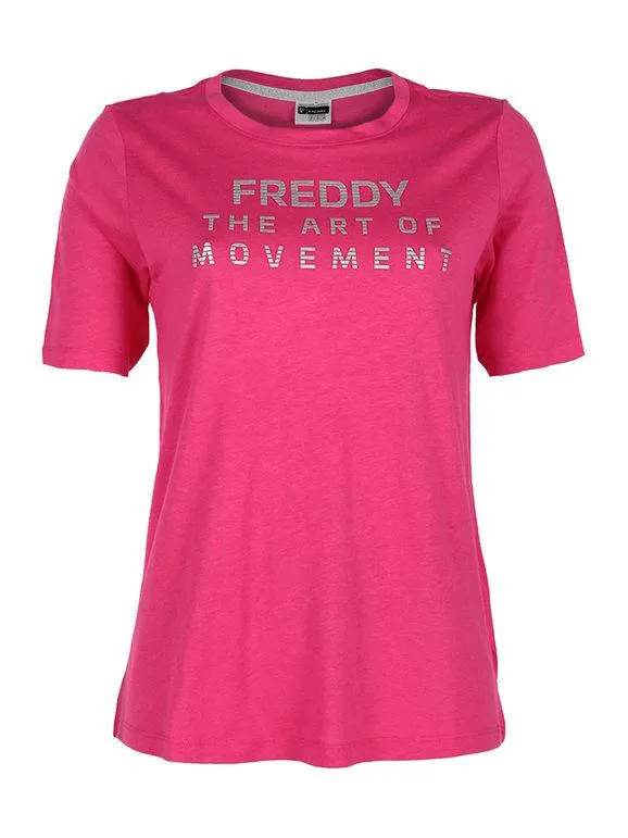 Freddy Camiseta de mujer de manga corta con letras