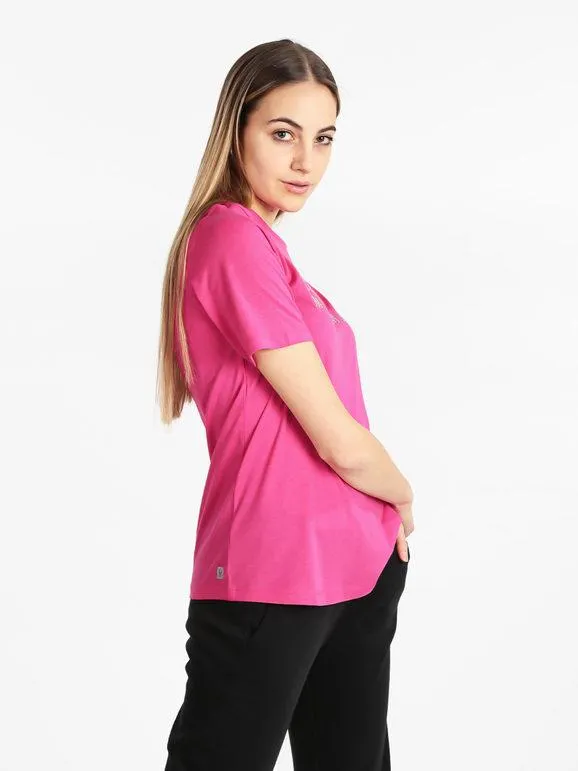 Freddy Camiseta de mujer de manga corta con letras