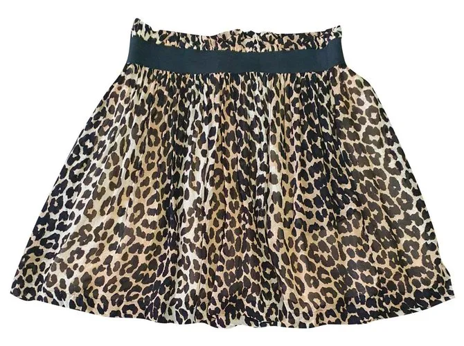 Ganni Afueras Multicolor Estampado de leopardo 