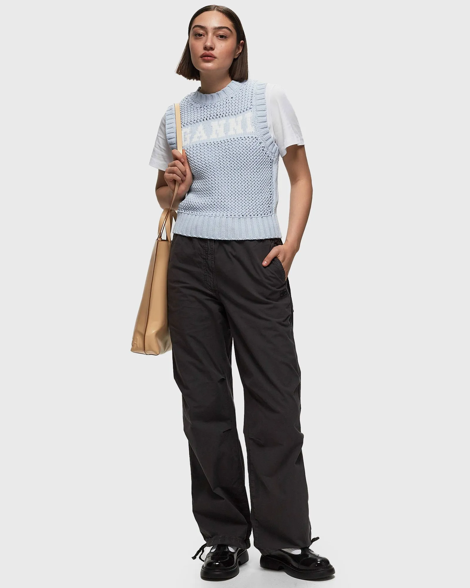 GANNI Cotton Rope Vest