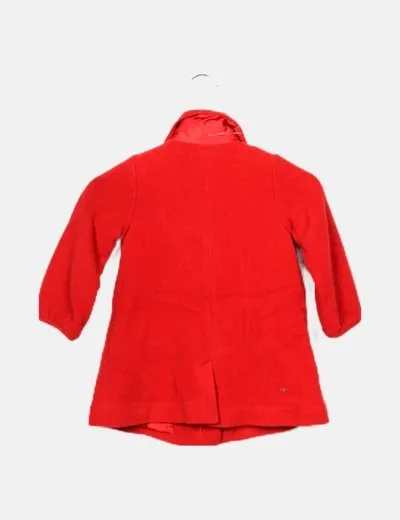 GAP Abrigo rojo abotonado