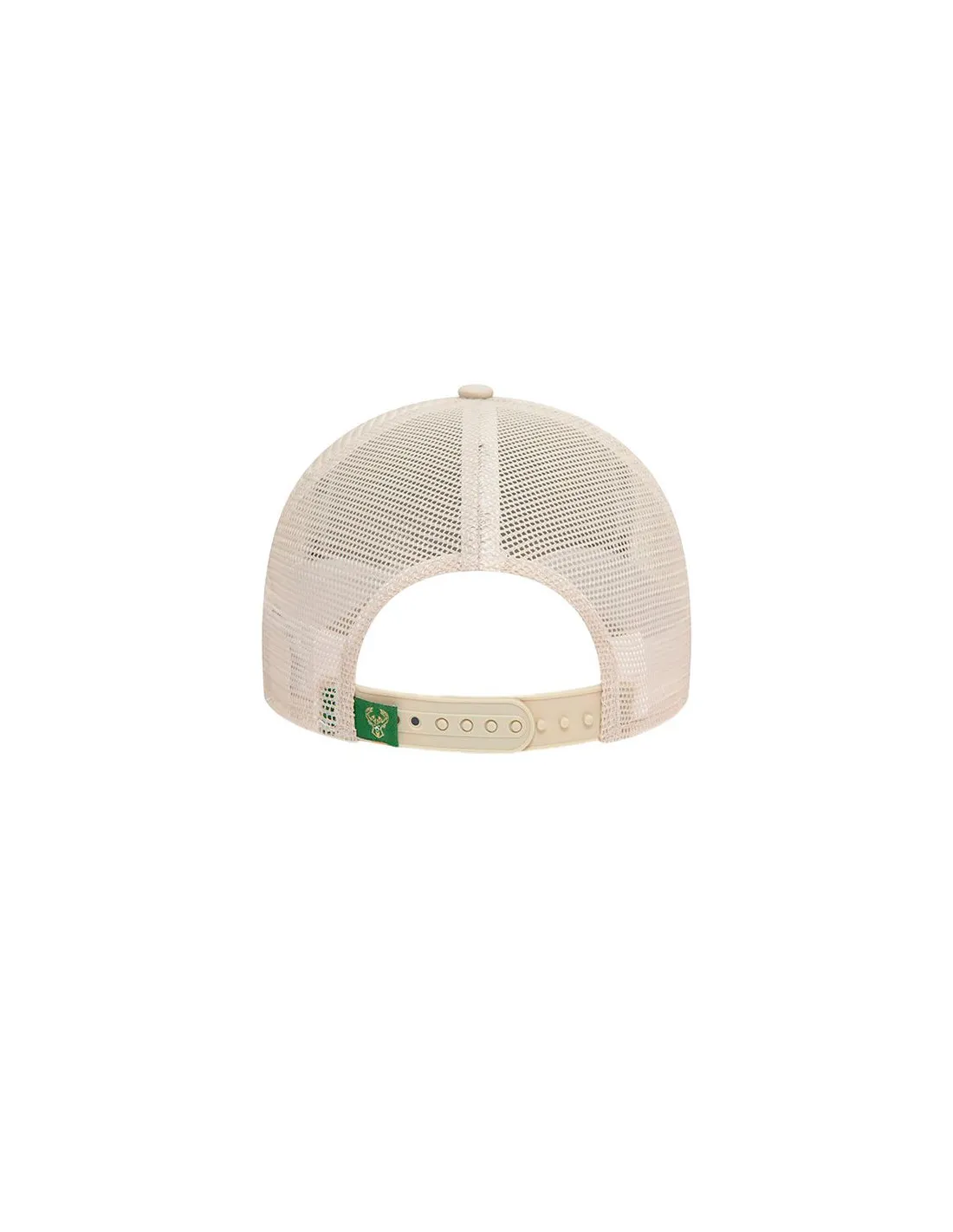 GORRA NEW ERA MILWAUKEE BUCKS NBA TEAM LOGO AFRAME TRUCKER MARRóN HOMBRE