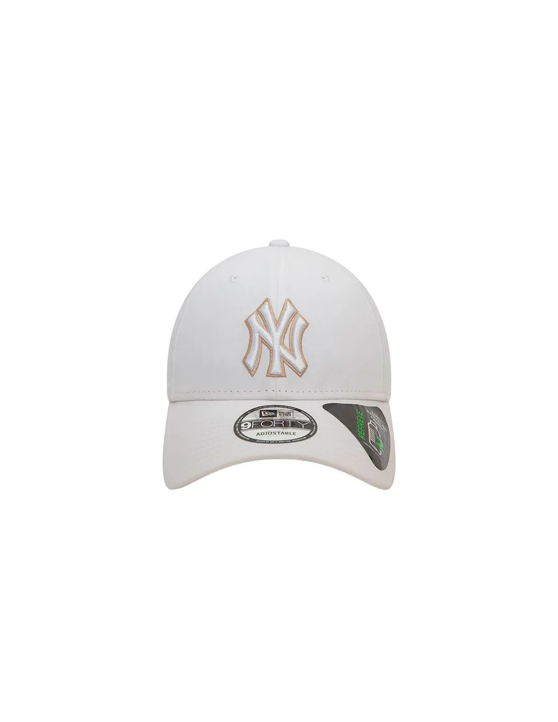 Gorra New Era New York Yankees Outline Repreve® 9FORTY Blanco