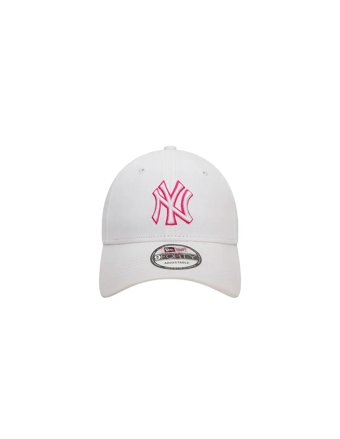 Gorra New Era New York Yankees Team Outline 9FORTY Blanco