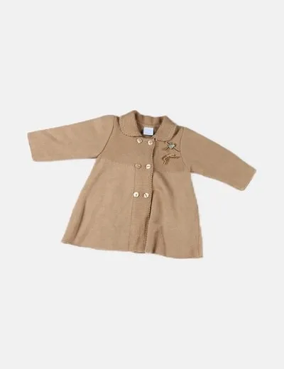 GRANLEI Abrigo beige punto