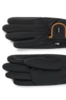 Guantes de equitación en piel sintética