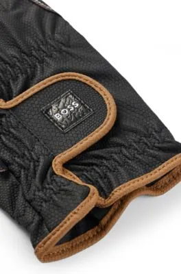 Guantes de equitación en piel sintética