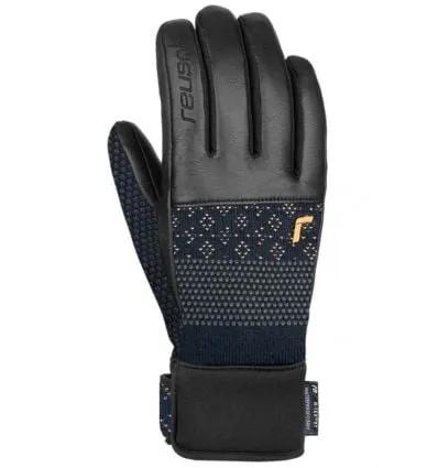 GUANTES REUSCH RE:KNIT ELISABETH RTEX XT (VESTIDO AZUL/ORO) MUJER