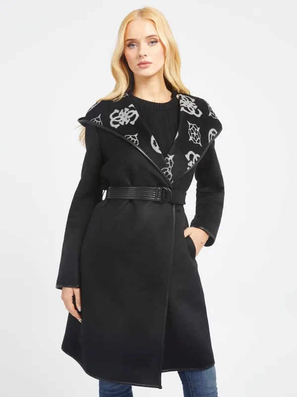 GUESS Double Face Wool Blend