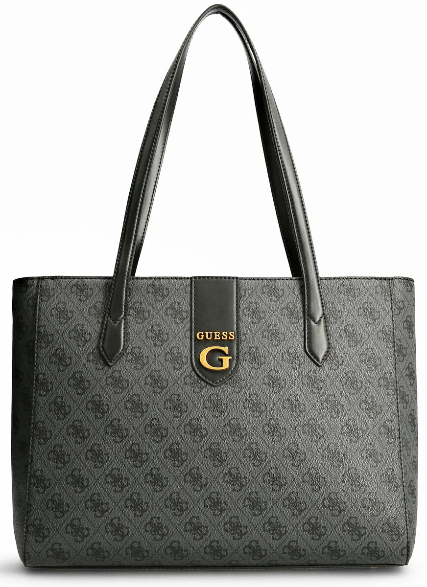 Guess Rossana Society Bolso de piel sintética con logo 4G para mujer en lattee