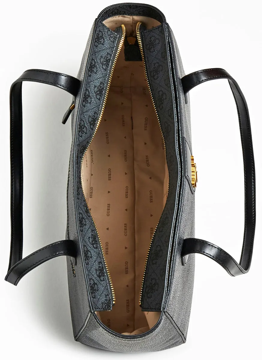 Guess Rossana Society Bolso de piel sintética con logo 4G para mujer en lattee
