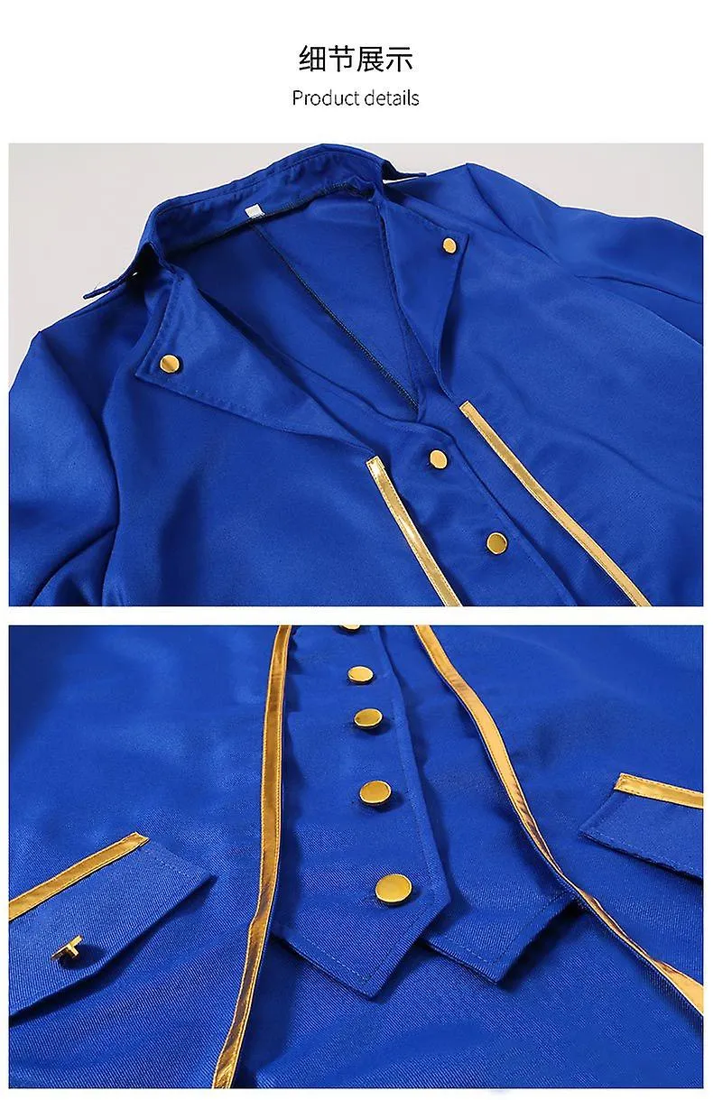 HALLOWEEN TRUTCH TAIL MIDDLE AGES RETRO MIDLONG PUNK GOLDEN BORDER COAT