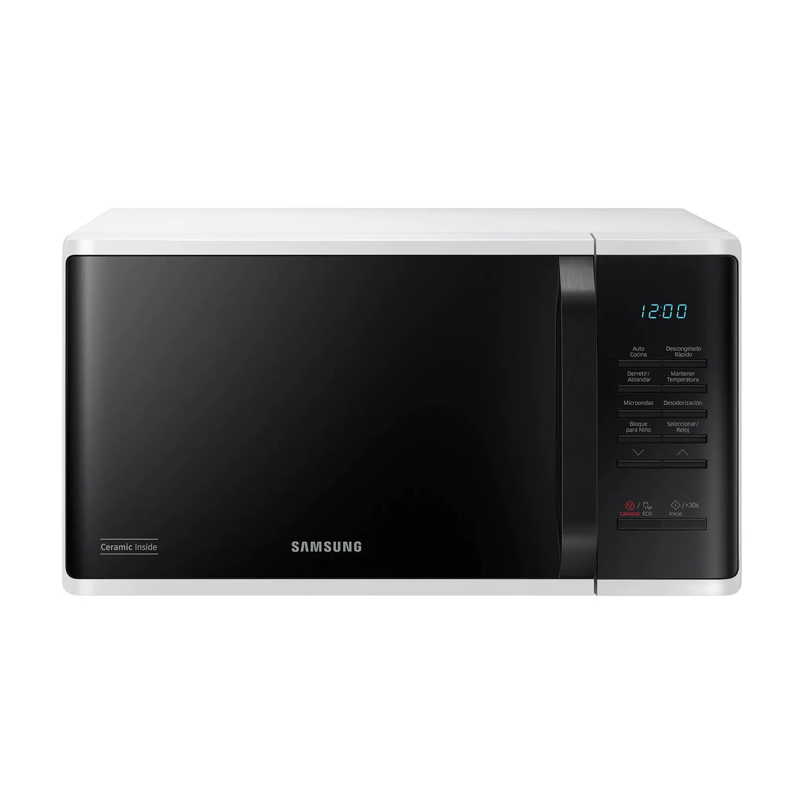 HORNO DE MICROONDAS 0.8 PIES CúBICOS SAMSUNG MS23K3513AW