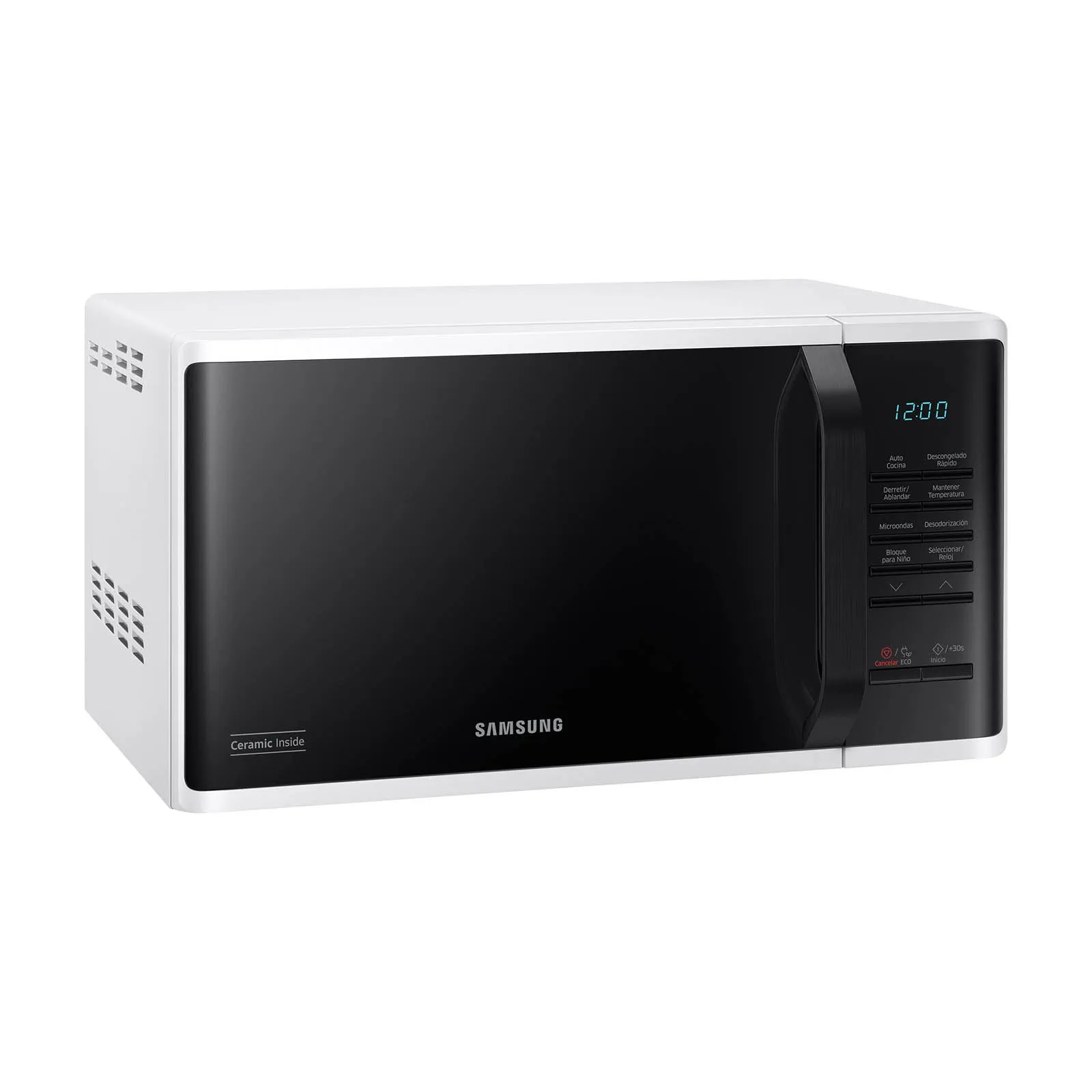 HORNO DE MICROONDAS 0.8 PIES CúBICOS SAMSUNG MS23K3513AW