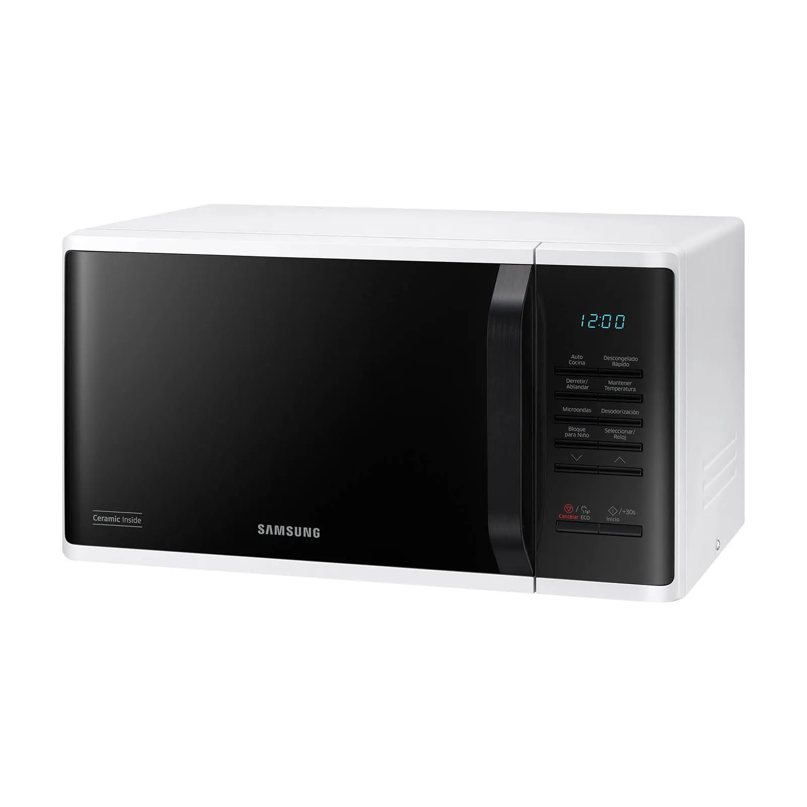 HORNO DE MICROONDAS 0.8 PIES CúBICOS SAMSUNG MS23K3513AW