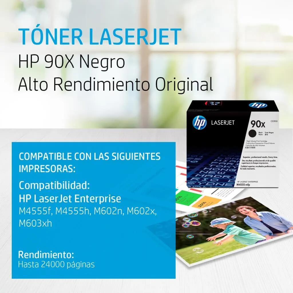 HP Tóner de Tinta Original 90X