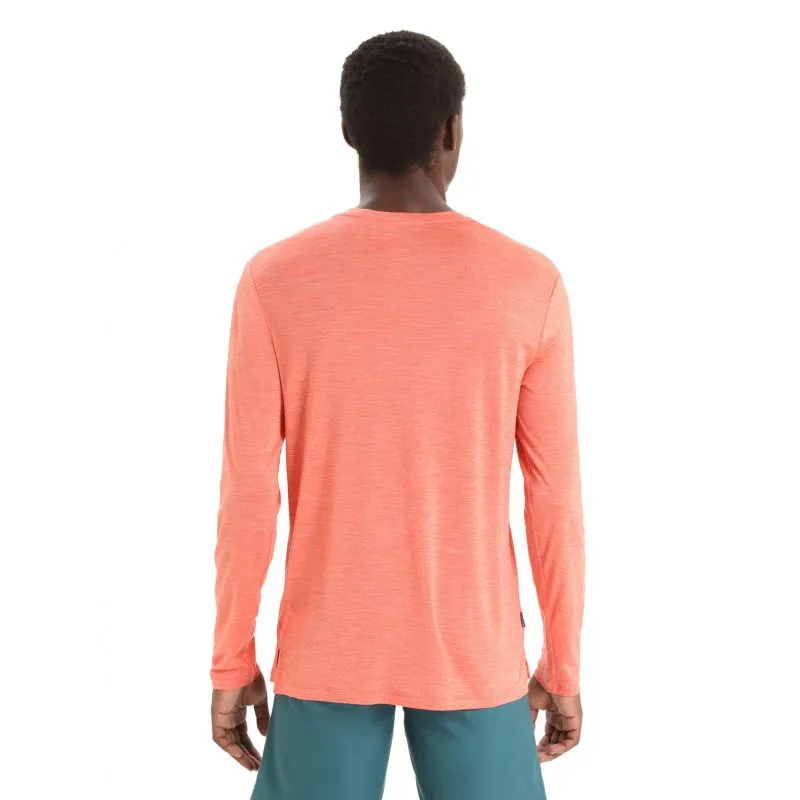 ICEBREAKER Sphere II Tee manga larga (Vibrant Earth Heather) Hombre