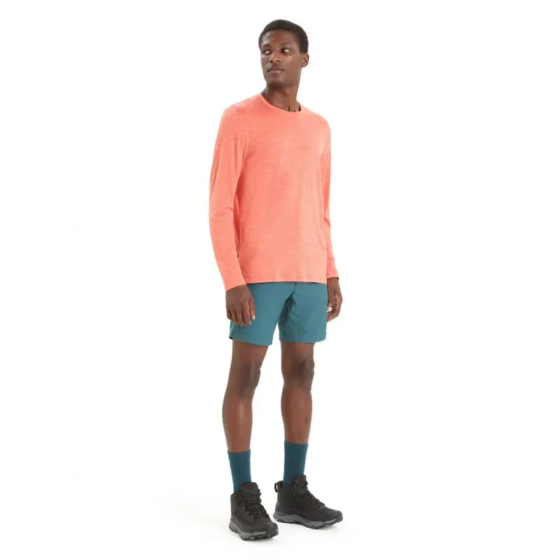 ICEBREAKER Sphere II Tee manga larga (Vibrant Earth Heather) Hombre