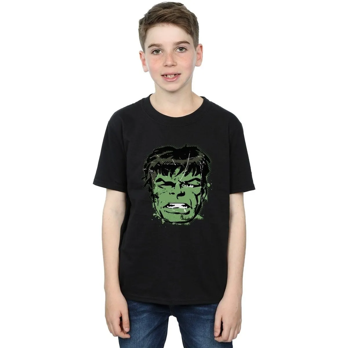 Incredible Hulk Distressed Face