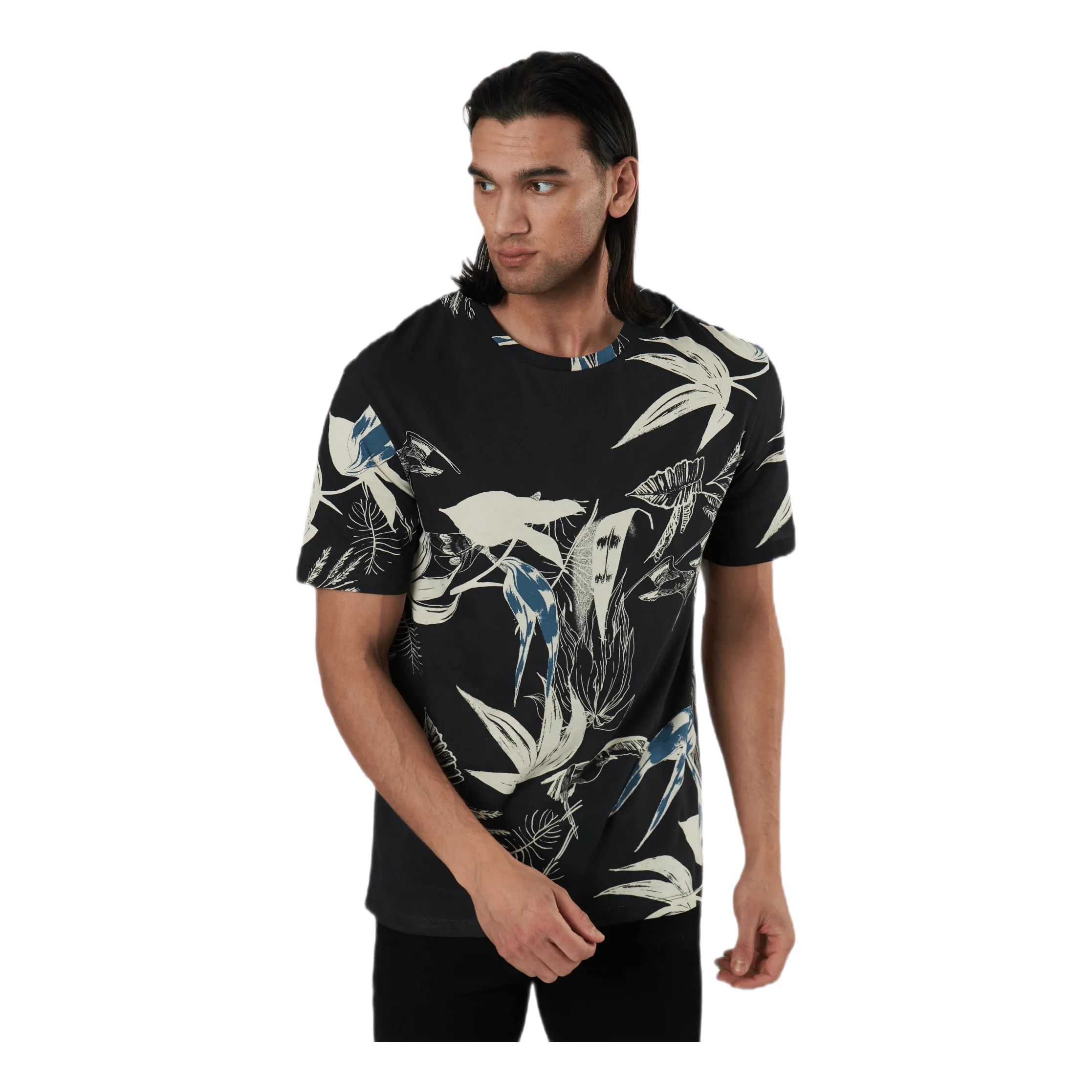 Jack & Jones Monet Tee Ss Crew Neck Black