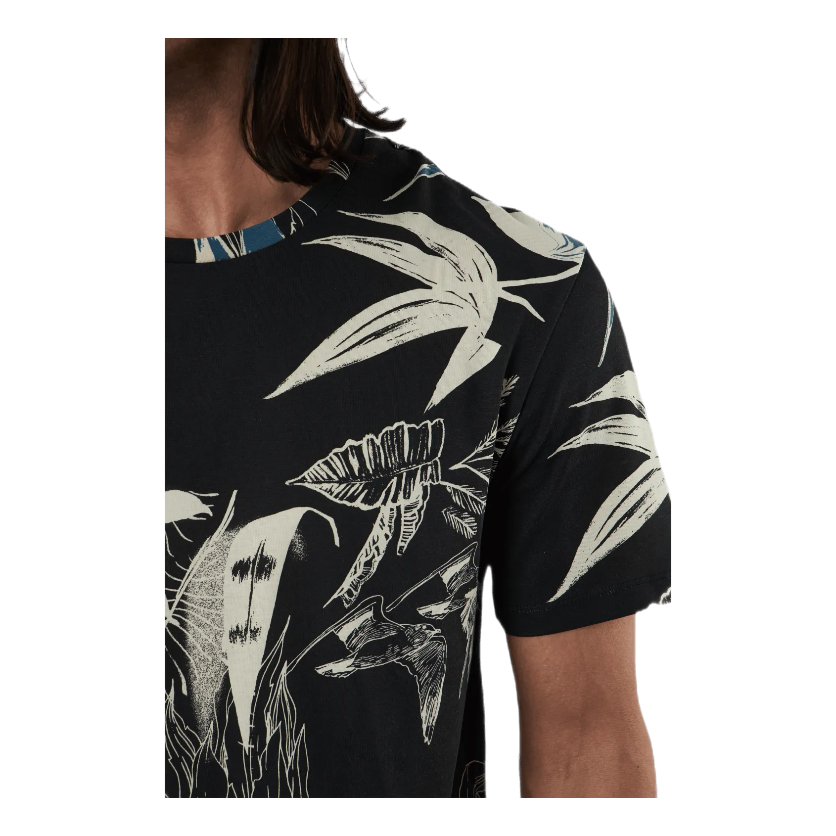 Jack & Jones Monet Tee Ss Crew Neck Black