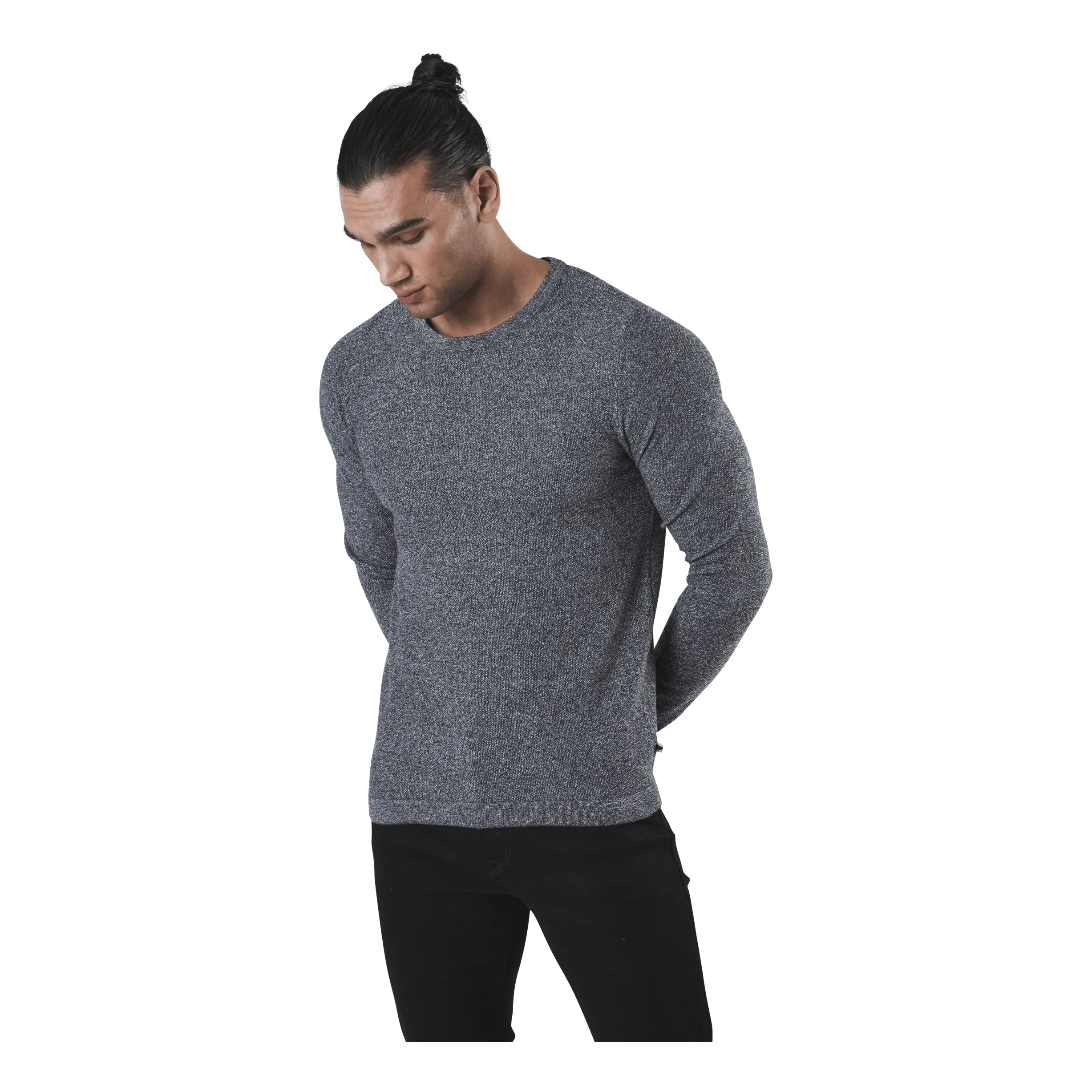 Jack & Jones Rob Knit Crew Neck Black