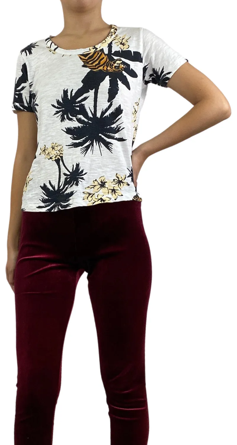 JAZMIN CHEBAR Polera Tigre Palmeras