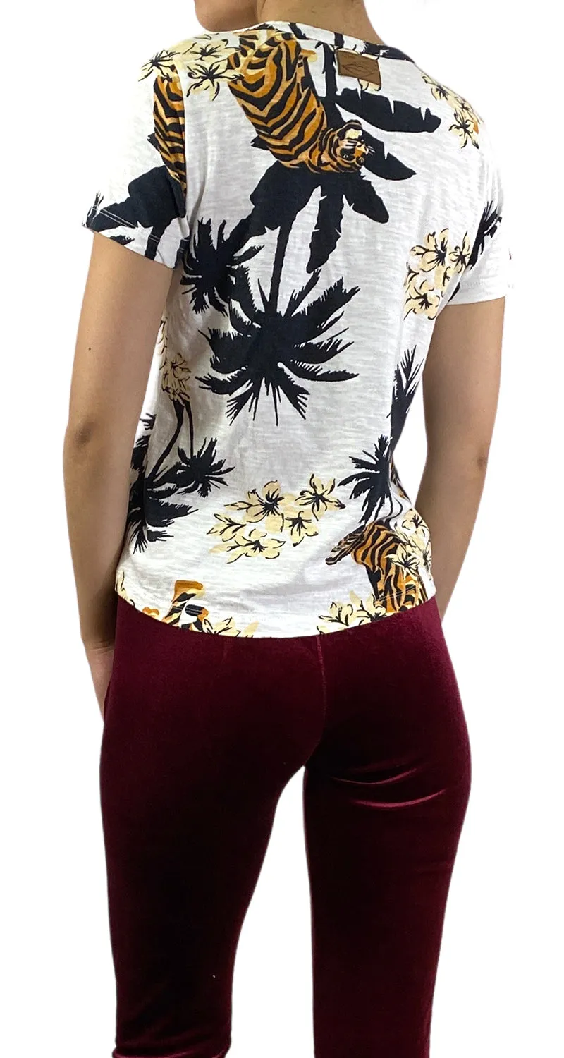 JAZMIN CHEBAR Polera Tigre Palmeras