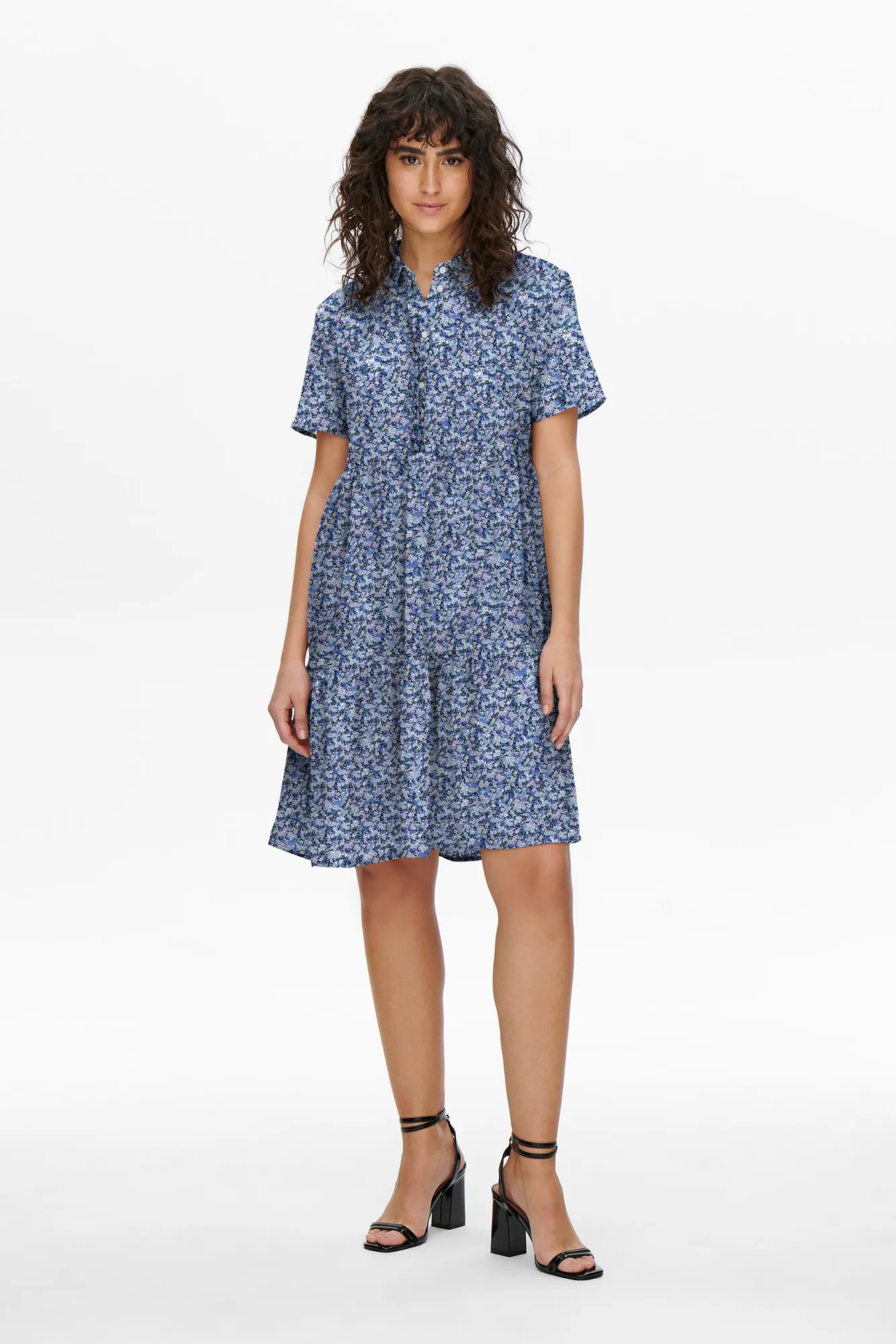 JDY Vestido corto camisero