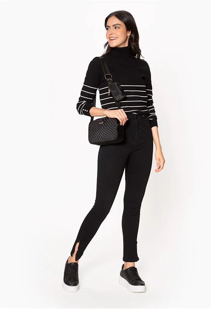 Jean dama tiro alto  ultra slim