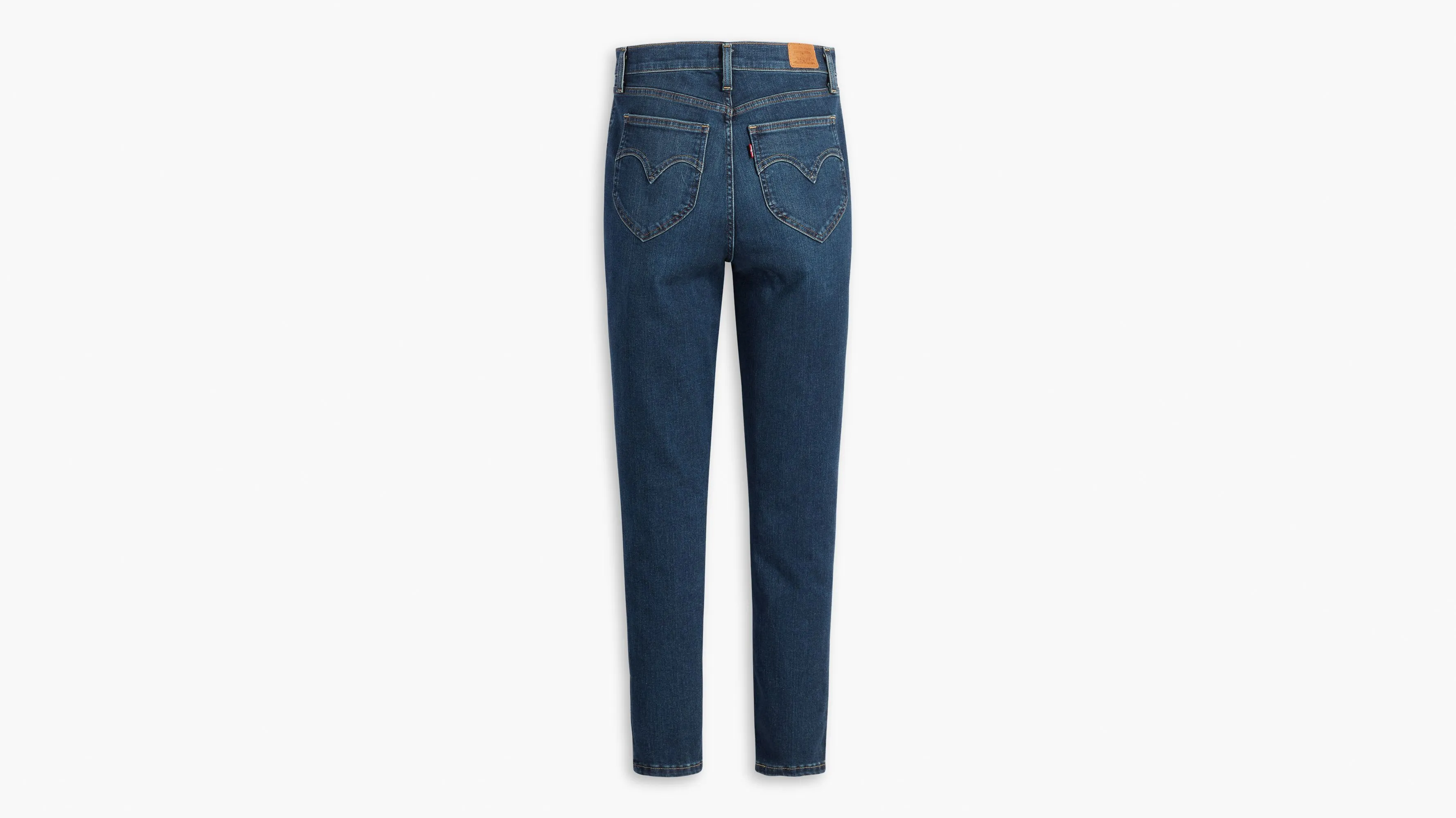 Jeans Ceñidos Retro De Tiro Alto
