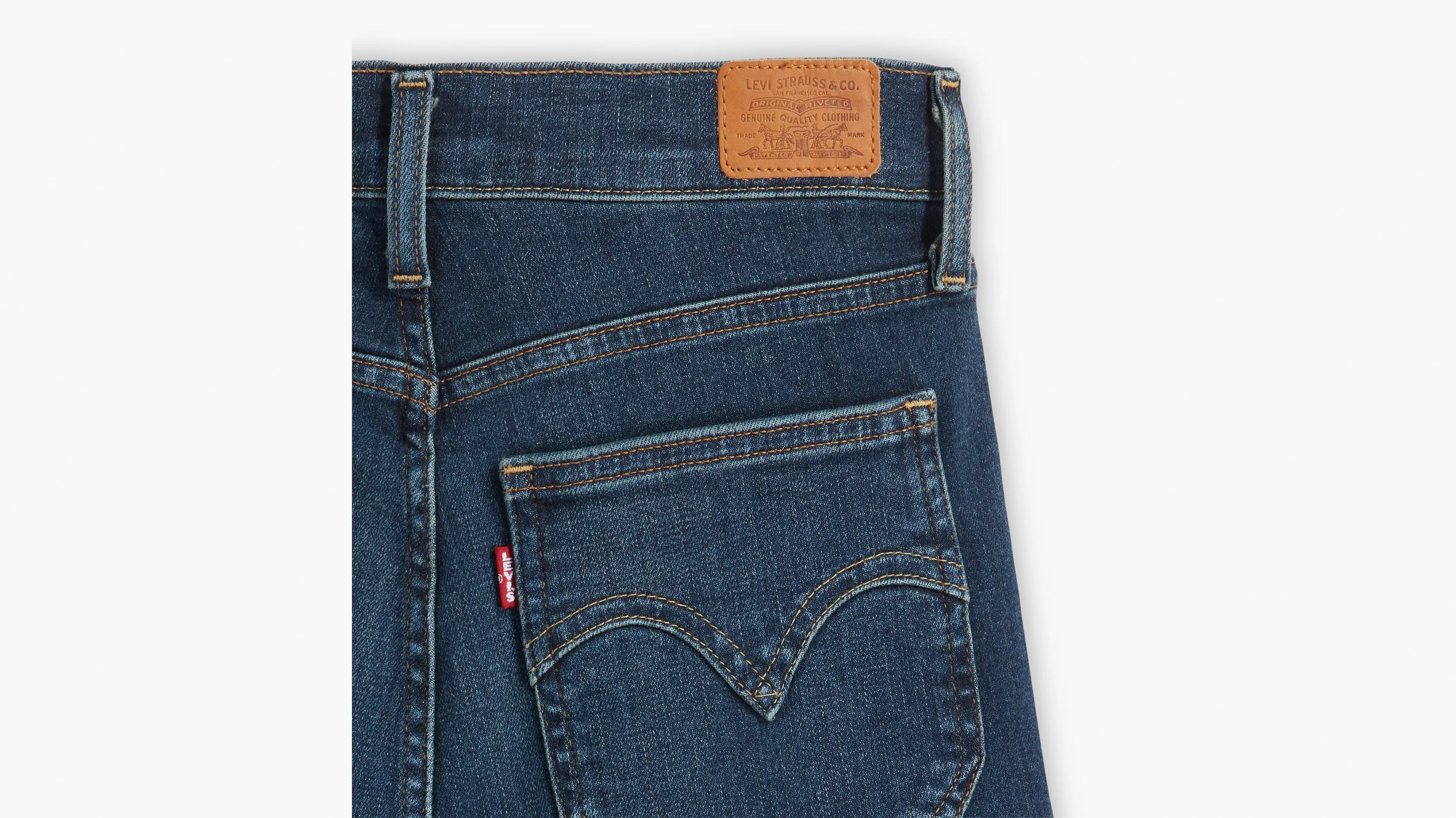 Jeans Ceñidos Retro De Tiro Alto