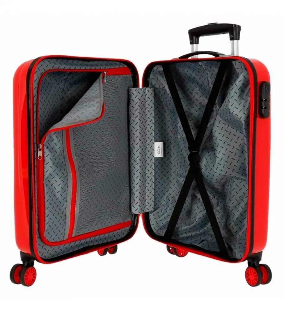 JOUMMA BAGS MALETA DE CABINA SPIDERMAN BLACK RÍGIDA 38X55X20CM