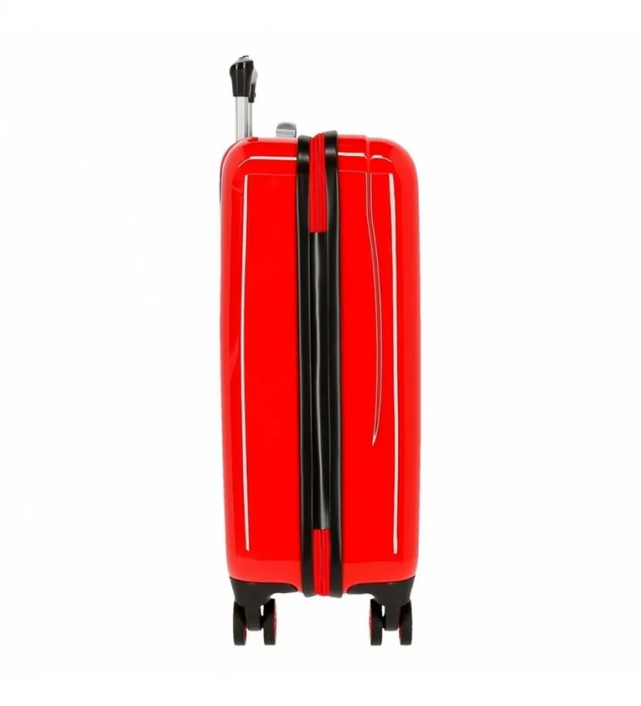 JOUMMA BAGS MALETA DE CABINA SPIDERMAN BLACK RÍGIDA 38X55X20CM