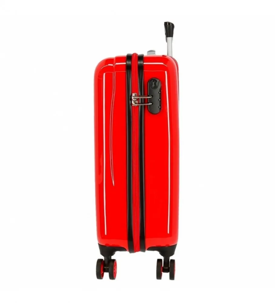 JOUMMA BAGS MALETA DE CABINA SPIDERMAN BLACK RÍGIDA 38X55X20CM