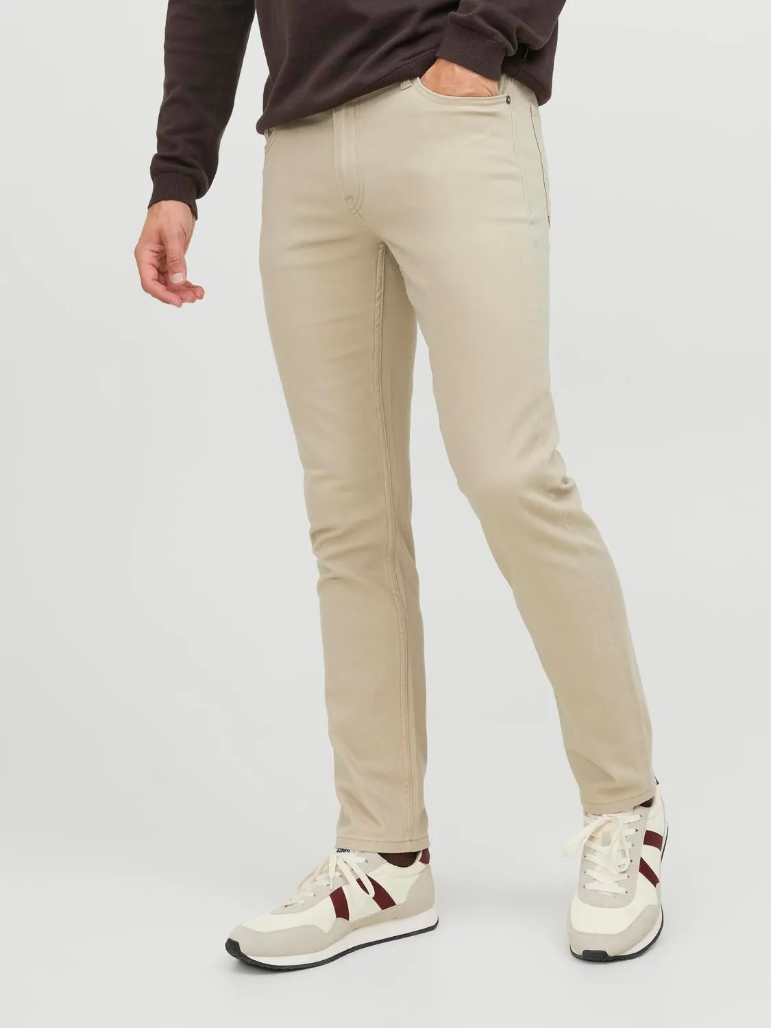 JPSTGLENN JJORIGINAL AKM Pantalones con 5 bolsillos | Beige | Jack & Jones®