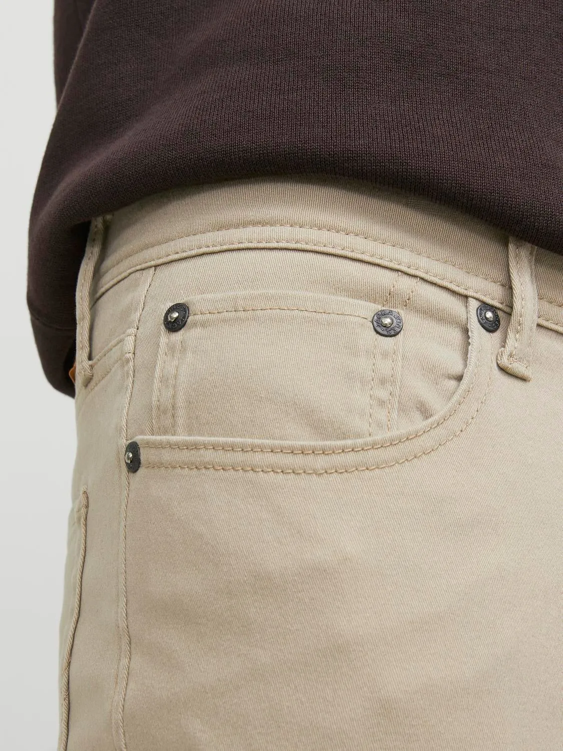 JPSTGLENN JJORIGINAL AKM Pantalones con 5 bolsillos | Beige | Jack & Jones®