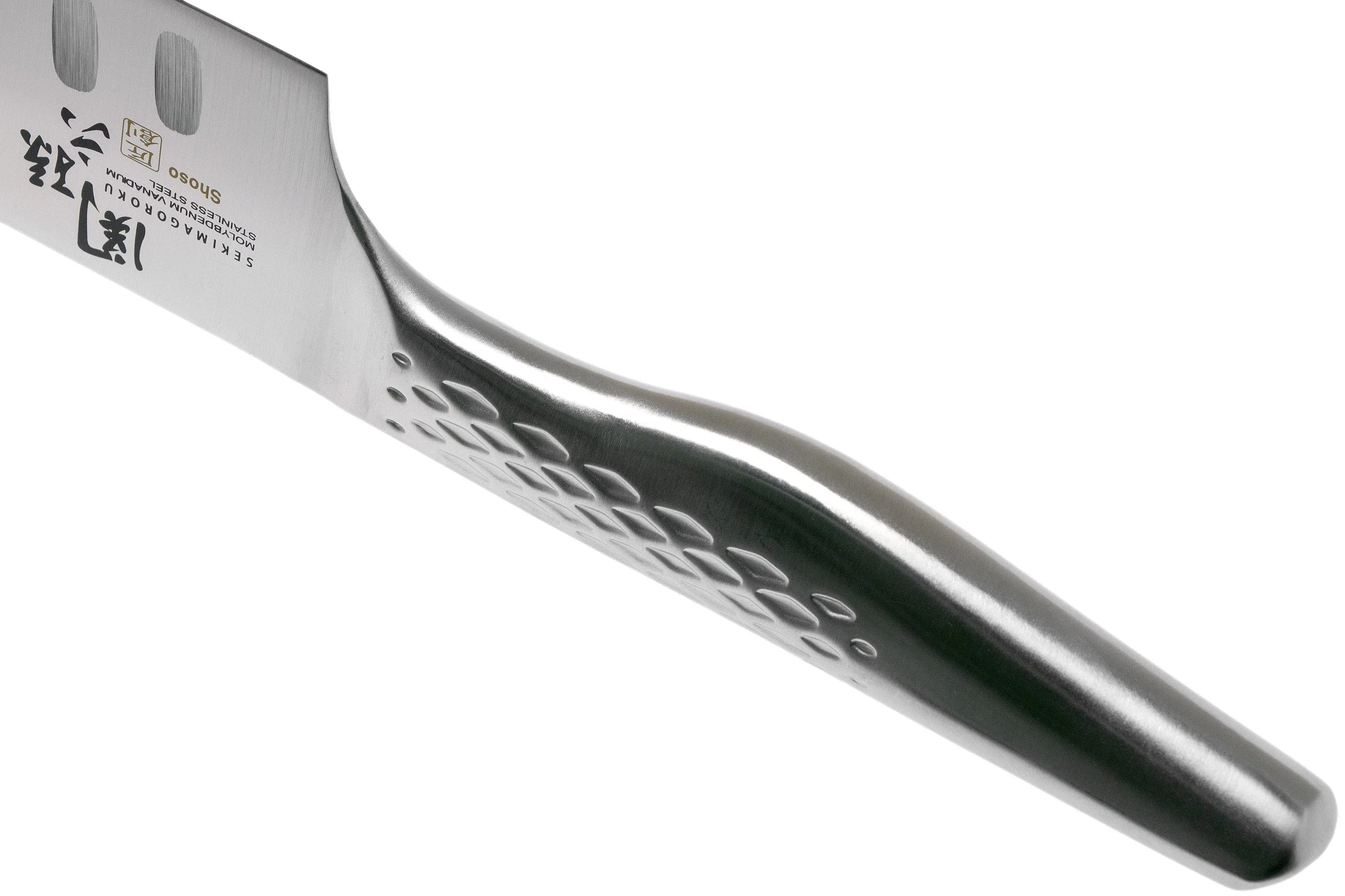 Kai Seki Magoroku Shoso santoku con borde granton, 16,5 cm