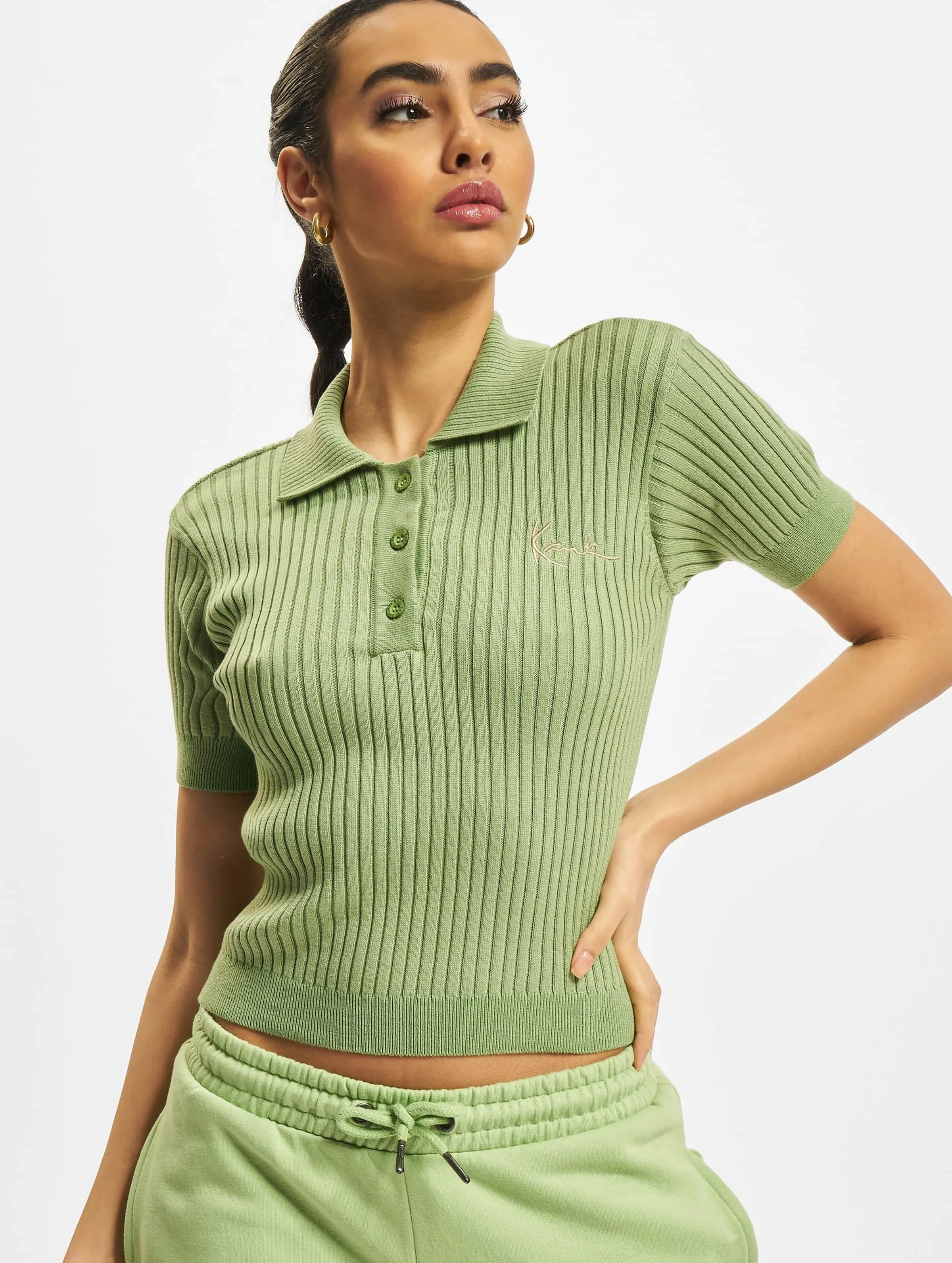 Karl Kani Chest Signature Knit Polo
