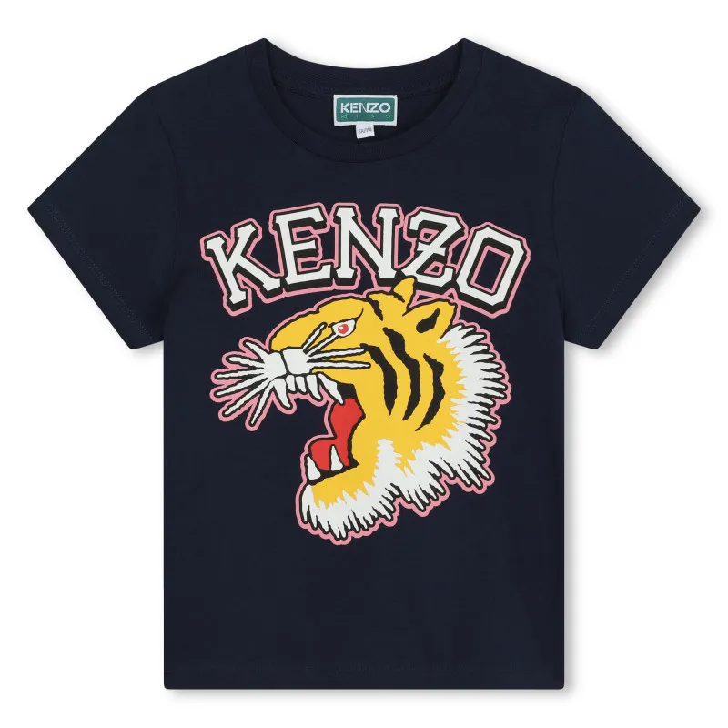 KENZO KIDS Camiseta con tigre rugiente