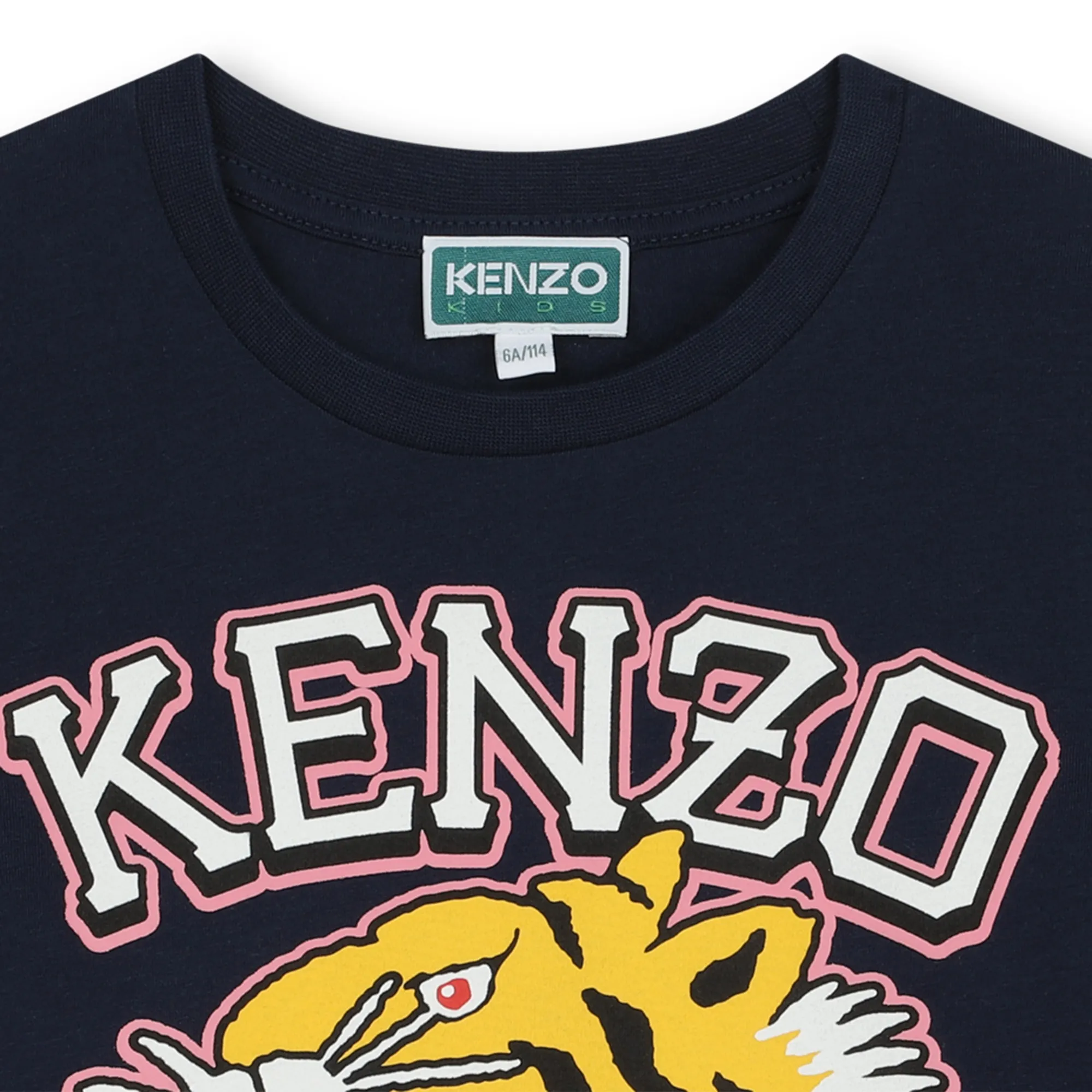 KENZO KIDS Camiseta con tigre rugiente