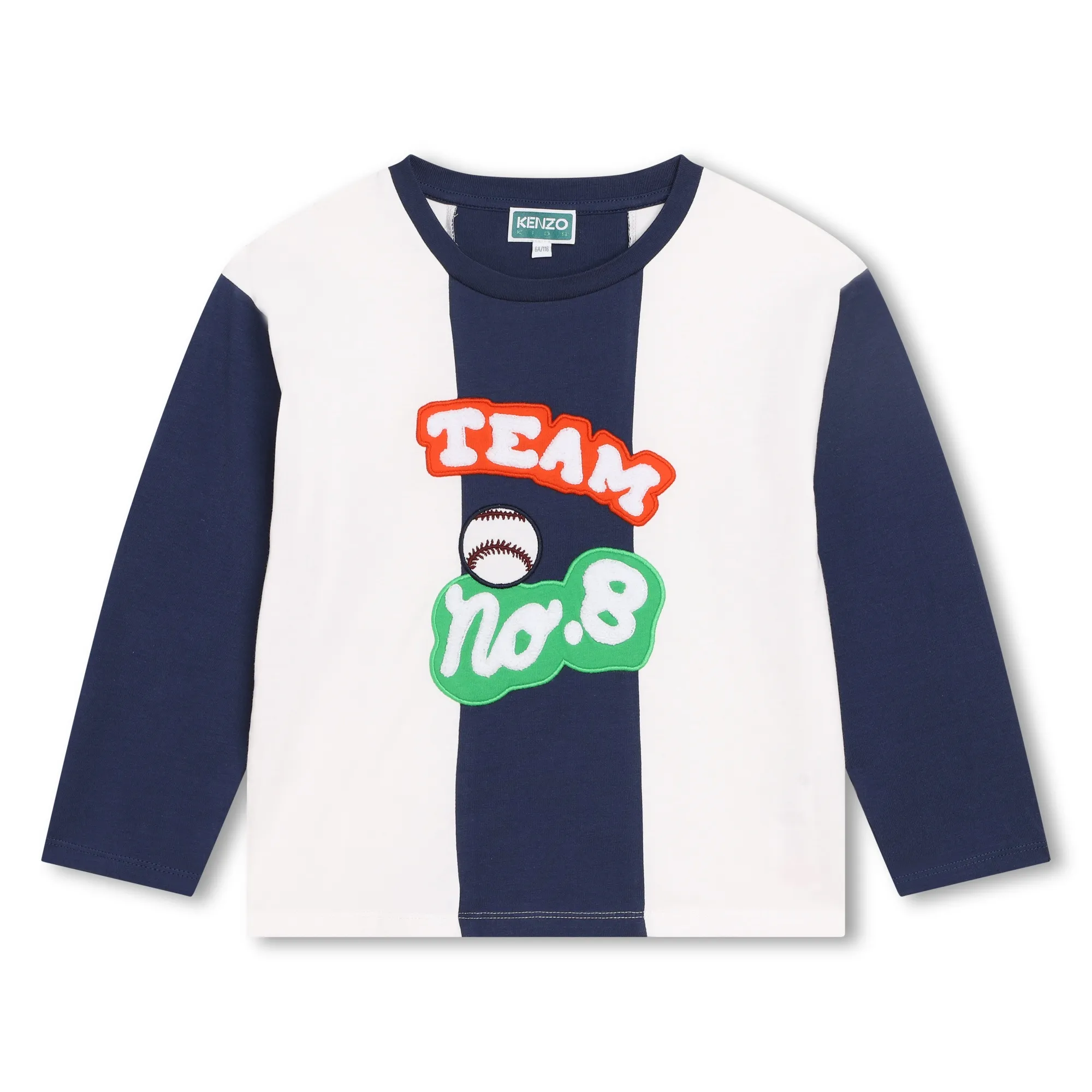 KENZO KIDS Camiseta de rayas verticales