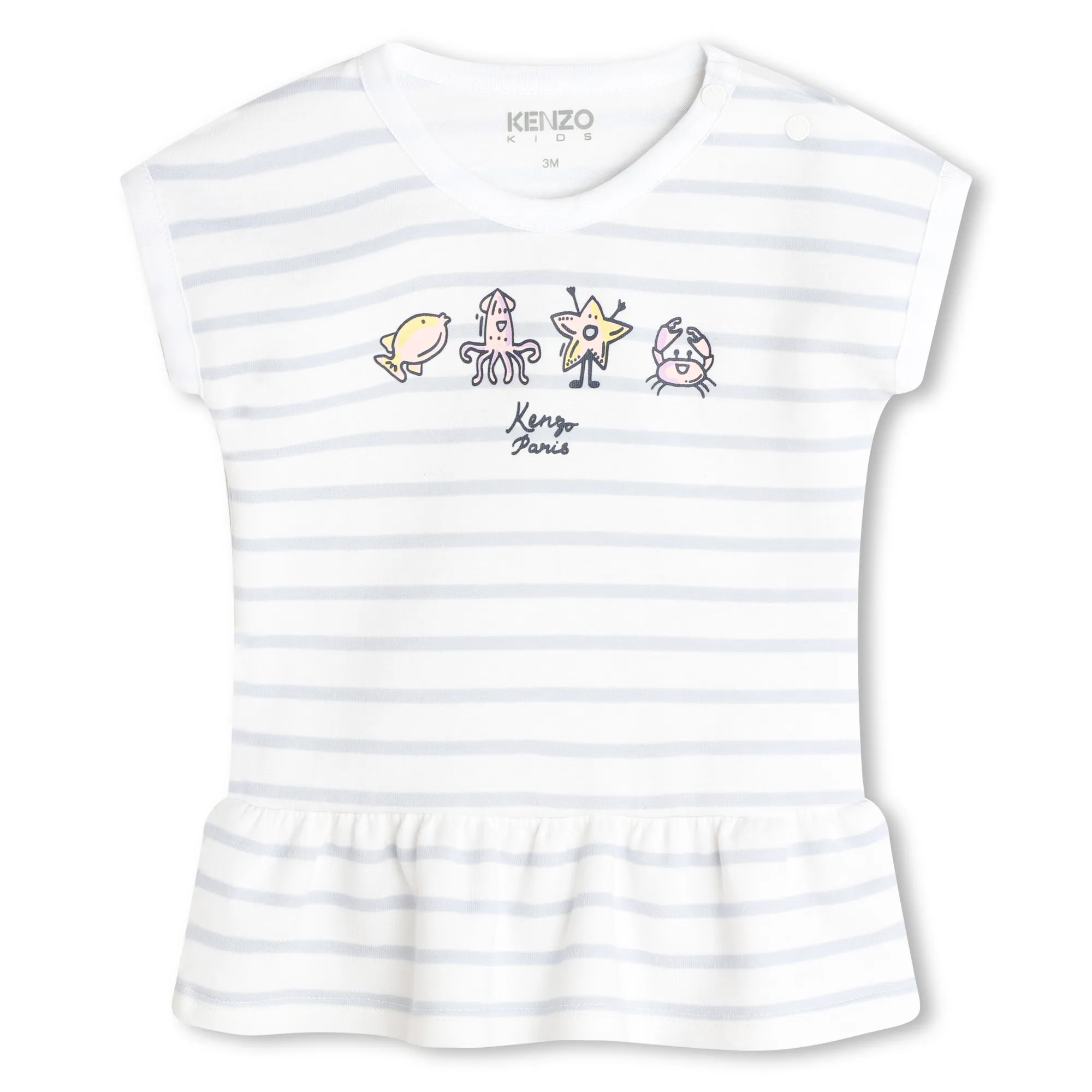 KENZO KIDS Conjunto de rayas estampado