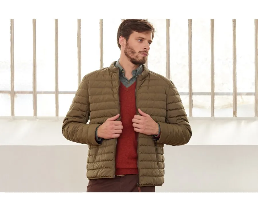 KHAKI LIGHTWEIGHT PUFFER JACKET  SVEN III
