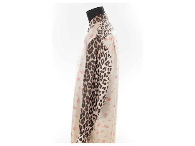 La Prestic Ouiston Vestido de seda Beige 