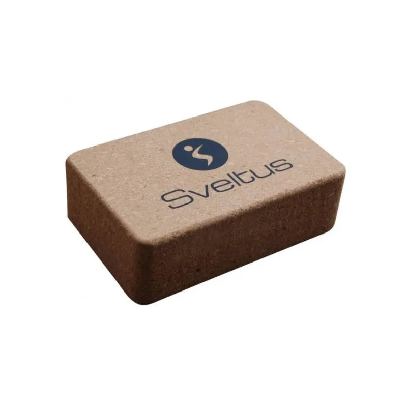 Ladrillo de yoga SVELTUS corcho (Marrón)