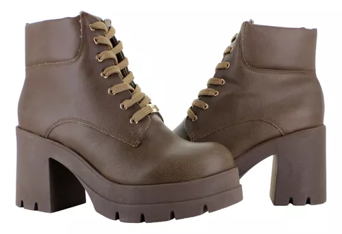 Lady One Botin Plataforma Urbana Moda Ajustable Mujer 91208
